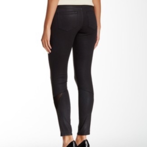 ELIE TAHARI Azella Coated Low Rise Skinny Jean - Picture 7 of 8